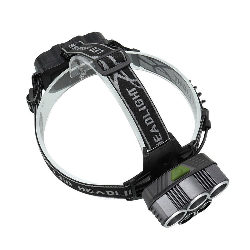 2x XPE+3x T6 LED Head Lamp 1500LM Waterproof Headlight Glare Torch Flashlight