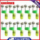 10pcs Electronic LED Night Fishing Rod Bite Alarm Double Bell Sea Fishing Tools