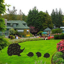Silhouette Stakes Pile Plug-in Posts Standing Hedgehog Decoration Garden Statue