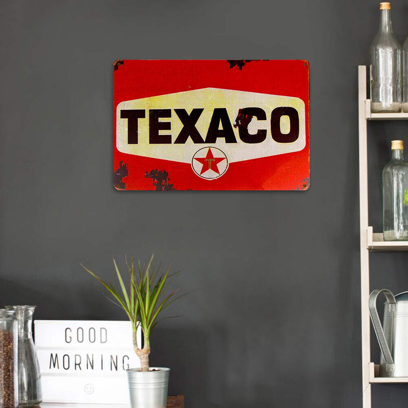 TEXACO Metal Plate Tin Sign Plate for Bar Pub Club Cafe Garage Poster Retro Art