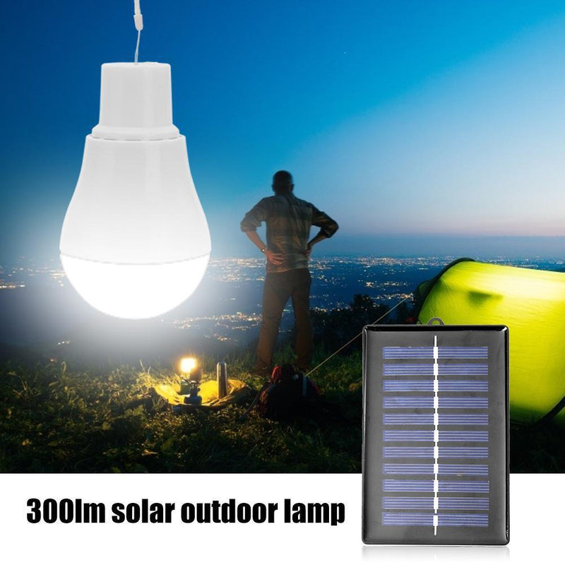 15W 300LM Low Power Consumption Solar Power Outdoor USB Rechargeable Bulb Lamp