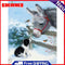 Snow Donkey Oil Paint By Numbers DIY Wall Art Craft Coloring Drawing for Adults