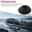 2pcs HID LED Headlight Dust Cover Rubber Dustproof Seal Headlamp Cap for Light