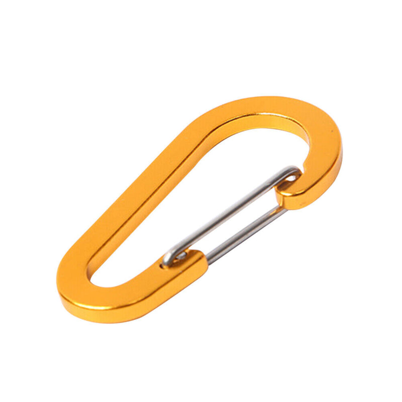 #A 6pcs Outdoor Camping Carabiner Aluminum Alloy Backpacking Hanging Buckle Tool