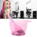 domybest 2/set plastic hair color stirring bowl + dyed comb salon hairdresser W