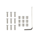 1Set /9pcs 6x6x3mm Aluminum Spacer With 9pcs M3 Screws And Wrench As Gift