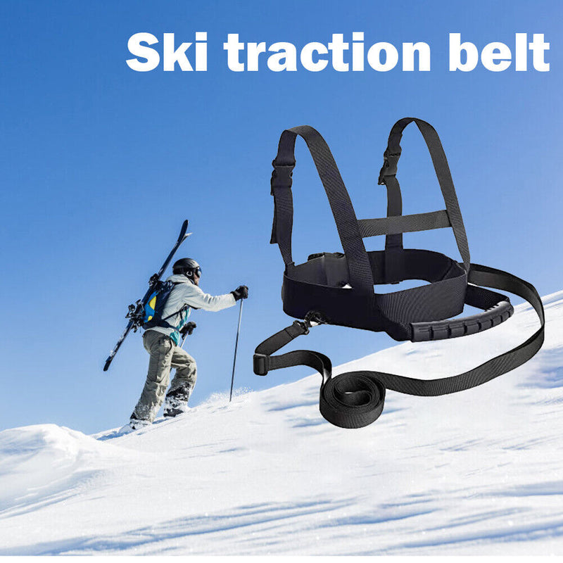 Kids Ski Safety Traction Harness Rope Adjustable Skiing Training Shoulder B
