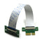 PCI Express Extension Cable 36-Pin PCIe 1X FPC Converter Cord for Motherboard