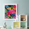 Flowers Leaves Oil Paint By Numbers Kit DIY Home Decoration Gift Wall Pictu