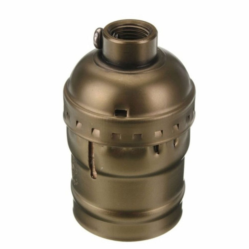 Edison Cable Pendant Lighting Socket E27 Bulb Aluminum Shell Lamp Holder