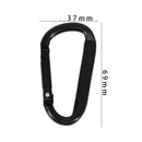 Climbing Camping Hiking Water Bottle Hooks Keychain Snap Clip D Carabiner