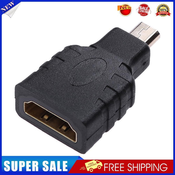 Micro HDMI-compatible Female to HDMI-compatible Male Adapter Connector Conv