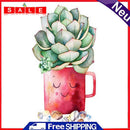 DIY Diamond Painting Kits Full Round Drill Succulent in Cup Crafts Home Decor