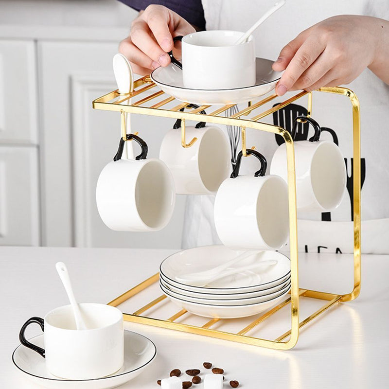 Drying Organizer Metal Coffee Mug Storage Rack Holder Mug Holder Mug Cups Stand