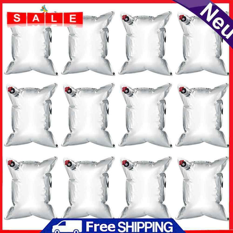 12pcs 10L Aluminum Foil BIB Bag for Food Beer Wine Juice Drink Storage Organizer