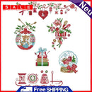 Full Cross Stitch Christmas Needle Kit Cotton 2 Beaches Stamped Art Home Decor