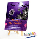 Halloween House Ghost Oil Paint By Numbers Kit Wall Decor 40x50cm (B1596 )