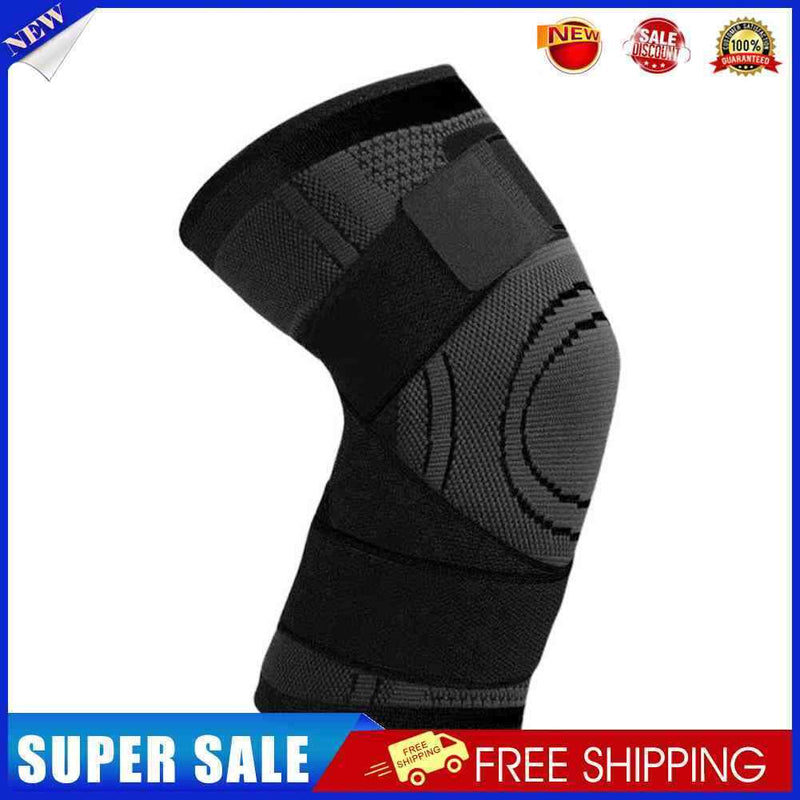 Breathable Sports Compression Knee Strap Elastic Knee Protective Pad (M)