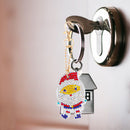 Christmas 5D Diamond Painting Special Shape Drilling Keychain Kits (T-10) Newly