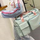 Fashion Women Letters Patchwork Shoulder Crossbody Bag Sports Travel Handbags