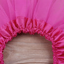 3 Layer Kids Tutu Skirt Children Girls 140cm Dark Pink Ballet Tulle Dance Skirt