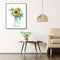 Painting By Numbers DIY Sunflower Canvas Oil Art Picture for Home Wall Decor Kit
