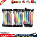 120pcs  Color Ribbon Line Breadboard Dupont Cable Jump 10cm Jumper Wire Newly