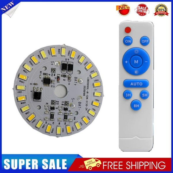 3pcs 12W Circle Light Remote Control LED Panel Solar Lighting Lamp Board