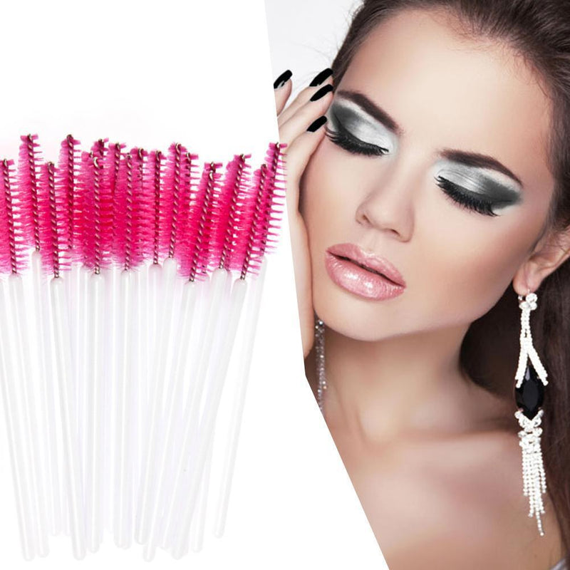 50PCS Disposable Eyelash Brush Mascara Wands Applicator Spoolers Makeup(6)