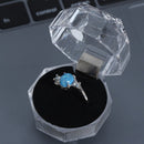 Crystal Acrylic Jewelry Box Ring Organizer Display Case Earring Storage