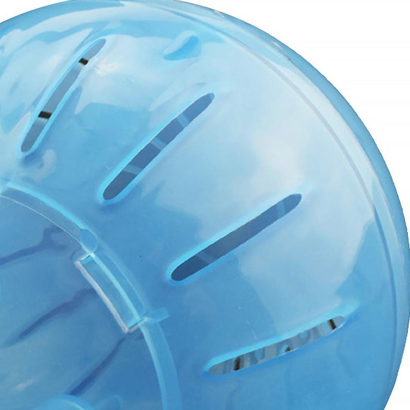 Plastic Mini Jogging Ball Pet Hamster Gerbil Running Ball Play Toys (Blue)