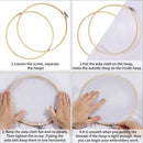 Ornament Embroidery Hoop Needle Punch Flower Embroidery Cross Stitch Kit