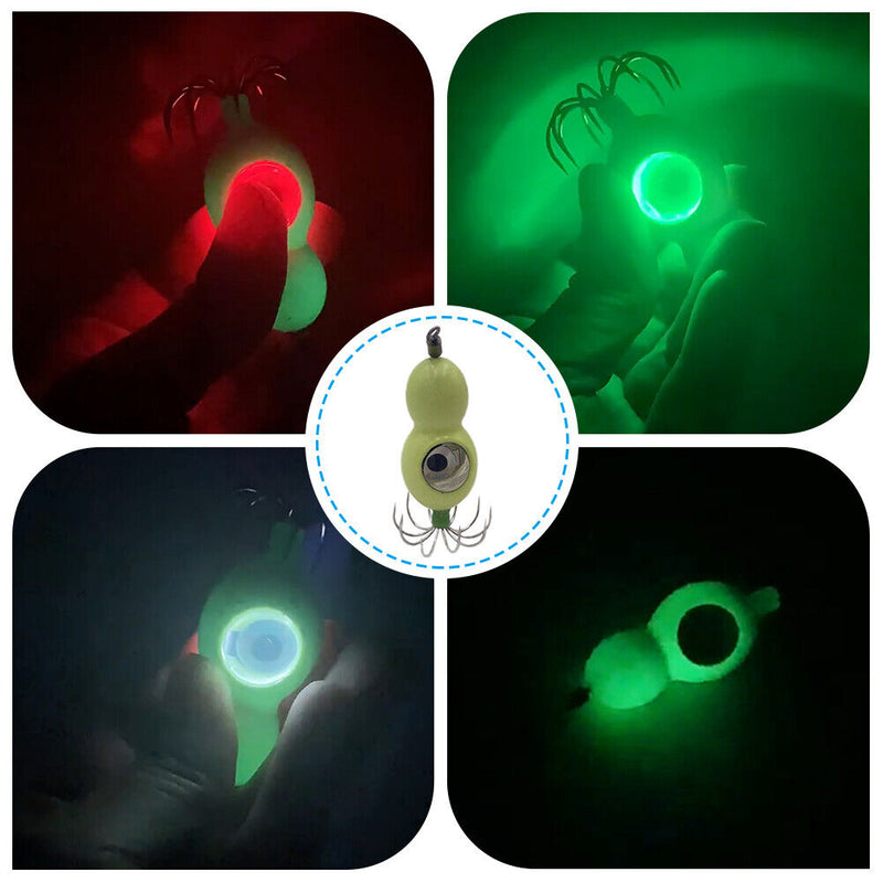 Cuttlefish Fishing Lure Hook High Carbon Steel Squid Hook Night Fish Accessories