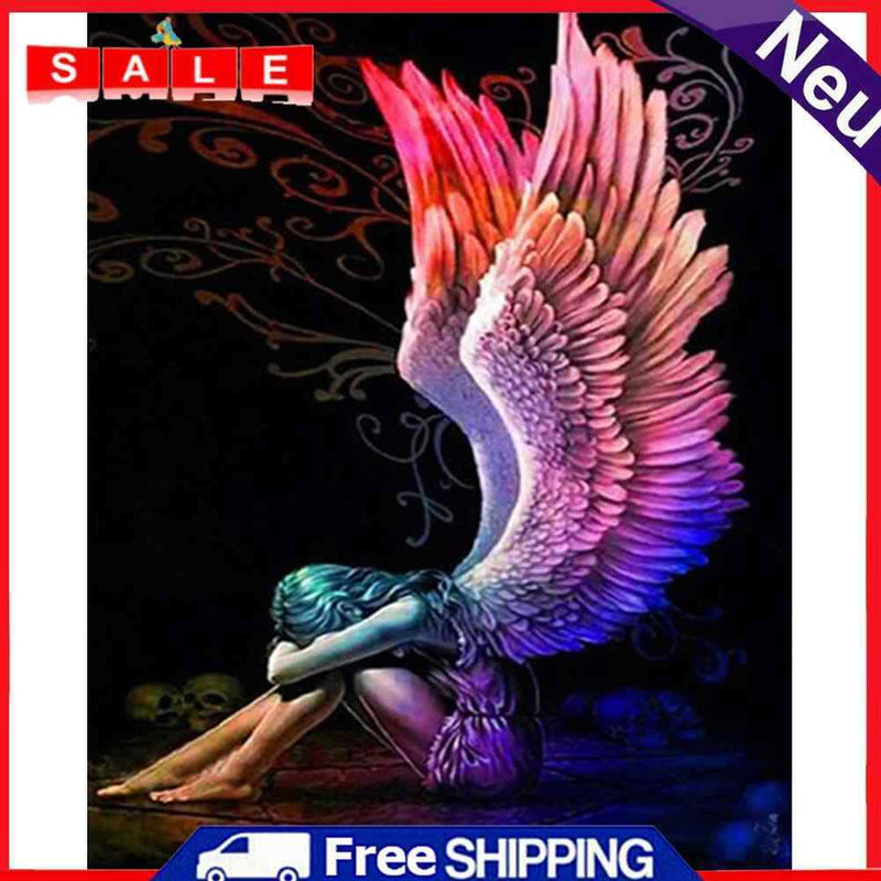 5D DIY Diamond Painting Angel Full Round Drill Mosaic Art Picture Rhinestone Kit