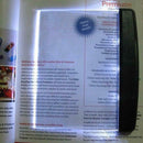 Creative LED Book Light Reading Night Flat Plate Portable Panel CarTravel O6G1