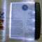 Creative LED Book Light Reading Night Flat Plate Portable Panel CarTravel O6G1