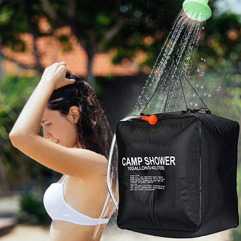 40L Outdoor Camping Shower Bags Travel Hiking Picnic Carry Water Bathing Bag