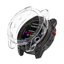 Watch Protective Frame Shell Case for Garmin Fenix 7 (Transparent White) Newly