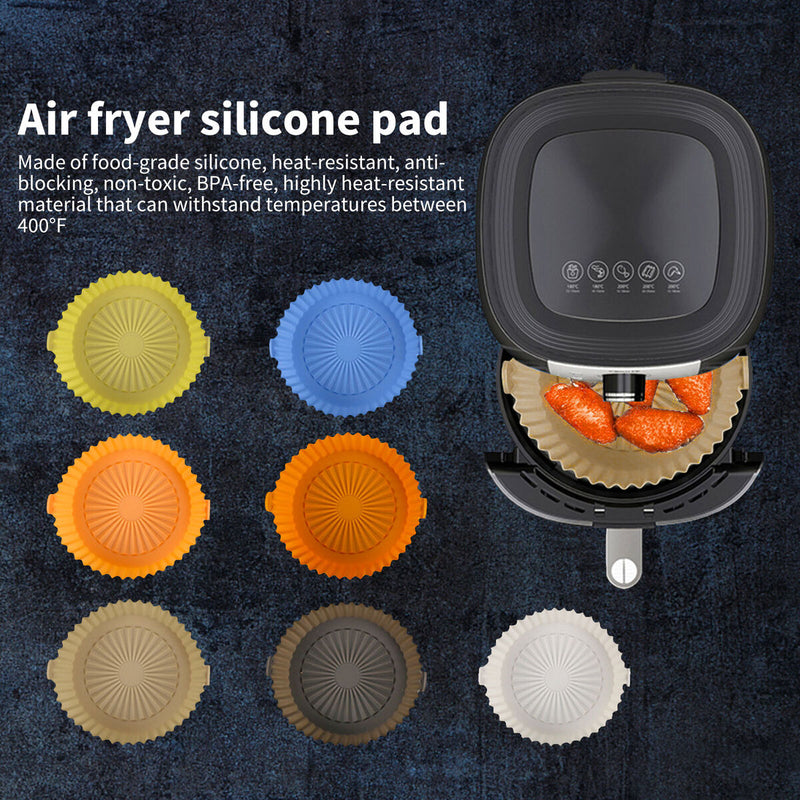 Air Fryer Silicone Pot - Replacement of Parchment Liner Paper (Yellow) Newly