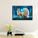 Full Round Diamond Painting Nine Tailed Fox 5D DIY Wall Picture Mosaic Drawing