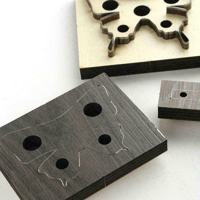 Leather craft Butterfly stencil Art Template Cutting mould Tools B5D4