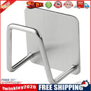 Stainless Steel Sponge Drain Rack Self-adhesive Dishcloth Organizer Hook