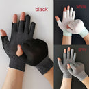 Open/Half Fingers Sun Protection Driving Mittens Anti-Slip Fishing Gloves