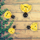 Home Garden Wall Hanging Backyard Ornament Metal Art Bumble Bee Wall Decoration