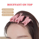 2pcs Hair Roots Fluffy Curlers Clip Hair Curler Twist DIY Tool (Pink)