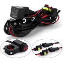 Motorcycle Fog Lights Wire Switch Harness Spotlights Wire Cable Kit (2.2M) Newly