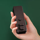 Mini Vacuum Sealer USB Snack Fresh Bag Heat Sealer Cutter (Dark Brown) Newly