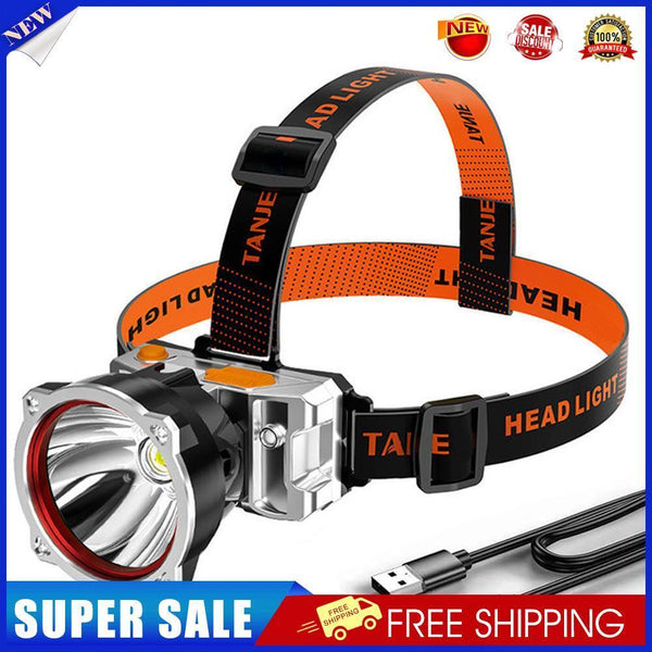 LED Headlamp 800LM Waterproof Camping Hiking Rechargeable Headlight Torch
