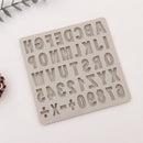 Fondant Cake Number Letter Mold Baking Accessories Decorating Tools Silicone