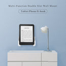 2pcs Universal Wall Mounted Tablet Stand Holder Bedroom Storage Bracket Support